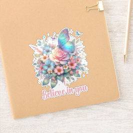 信じ君は毎日の前向き肯定 シール