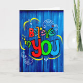 信じ君 カード (正面)