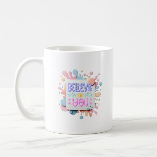 信じ君 コーヒーマグカップ (左)