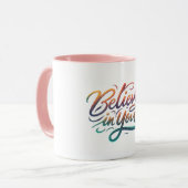 信じ君 マグカップ (正面左)