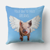 信じ夢おもしろいの中で クッション (裏面)