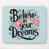 信じ夢のフローラお洒落芸術 マウスパッド (正面)