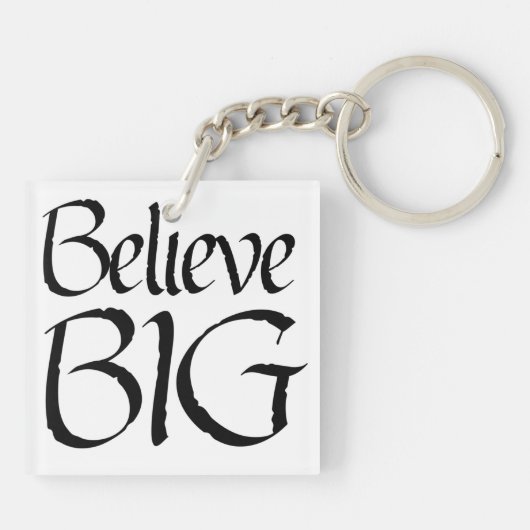 信じ大 キーホルダー (裏面)