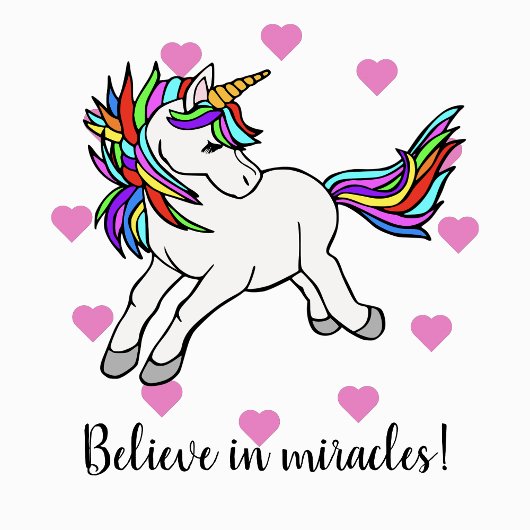 信じ奇跡だ！ユニコーンTシャカスタマイズツ –  Tシャツ