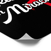 信じ奇跡だ。血液がん認識度 ポスター (角)