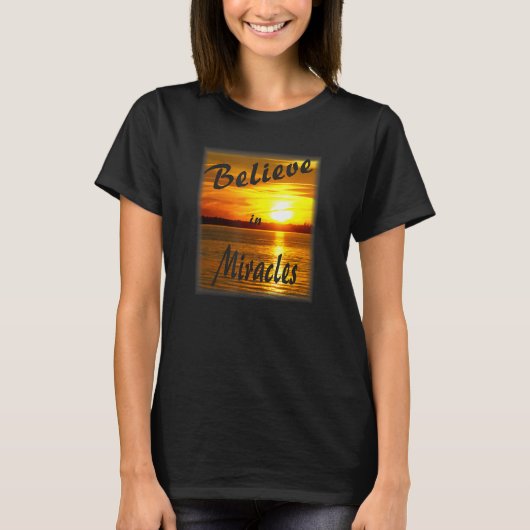 信じ奇跡で Tシャツ (正面)