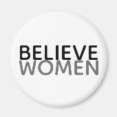 「信じ女性」 マグネット (正面)