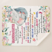 信じ孫娘に シェルパブランケット (正面(横))