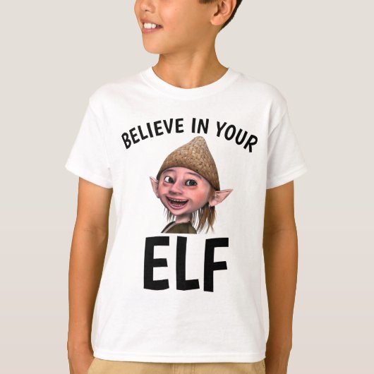 信じ小妖精や小人でおもしろいTシャツ Tシャツ (正面)