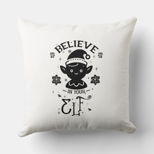 信じ小妖精や小人 クッション (裏面)