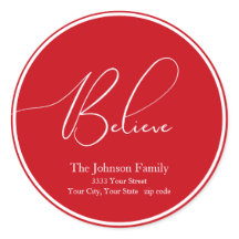 信じ差出人住所ラベル