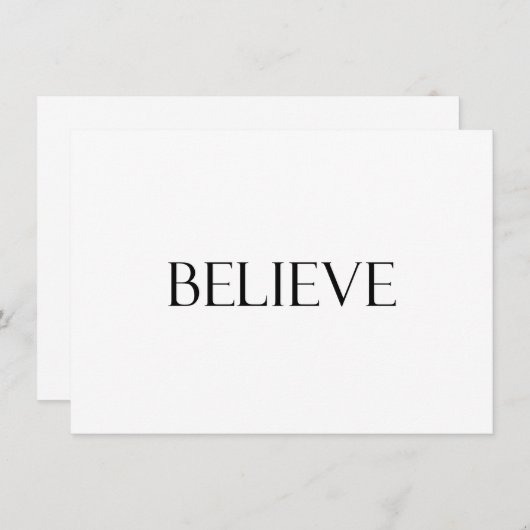 信じ引用文感動的引用文 (正面/裏面)