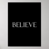 信じ引用文感動的引用文 ポスター (正面)