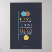 信じ感動的スピリチュアル引用文 ポスター (正面)