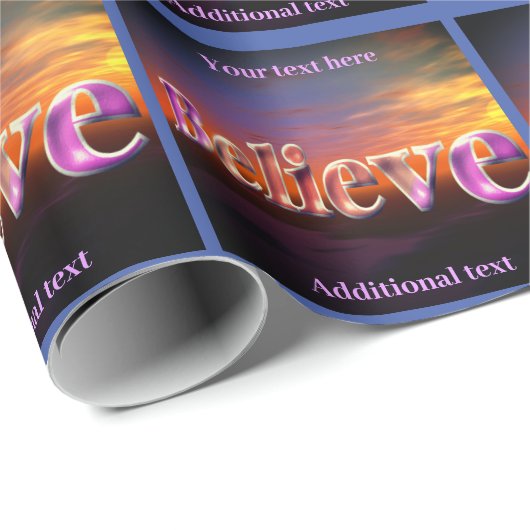 信じ感動的パーソナライズされた ラッピングペーパー (ロールコーナー)