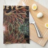 信じ感動的布製茶用タオル キッチンタオル (四つ折り)