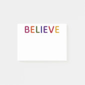 信じ数々の色の ポストイット (正面)