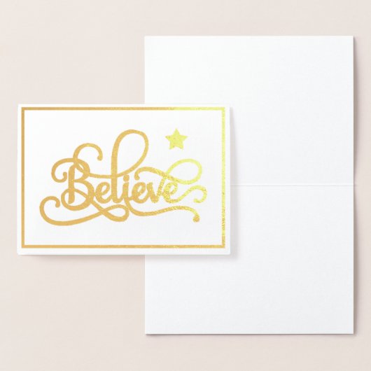 信じ星箔 箔カード (ディスプレー)