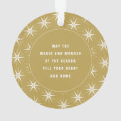 信じ書聖クリスマス写真 オーナメント (裏面)