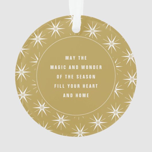 信じ書聖クリスマス写真 オーナメント (裏面)