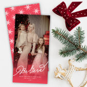 信じ書聖クリスマス写真 シーズンカード