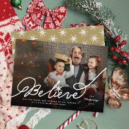 信じ書聖クリスマス写真 シーズンカード