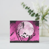 信じ月の妖精はがき ポストカード (スタンド正面)