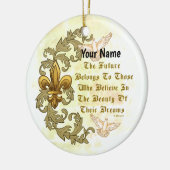 信じ未来の夢オーナメント セラミックオーナメント (左)