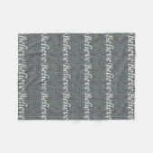 信じ枠 フリースブランケット (正面(横))