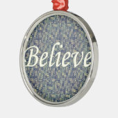 信じ枠 メタルオーナメント (左)