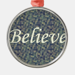 信じ枠 メタルオーナメント
