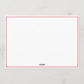 信じ格言金ゴールドスクリプトフォトグリッターホリデー シーズンカード (裏面)