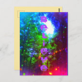 信じ森林灯 ポストカード (正面/裏面)