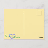 信じ森林灯 ポストカード (裏面)