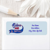 信じ洗礼を受ける ラベル (インサイチュ)