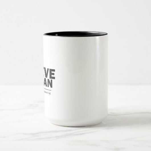 信じ減量おもしろいダイエットインスパイア マグカップ (中央)