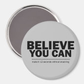 信じ減量おもしろいダイエットインスパイア マグネット (正面/裏面)