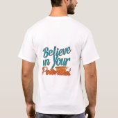 信じ潜在能力 Tシャツ (裏面)