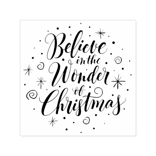 信じ疑問に思クリスチア魔法で セルフインキングスタンプ (デザイン)