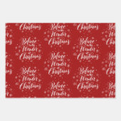 信じ疑問に思クリスチア魔法で ラッピングペーパーシート (正面3)