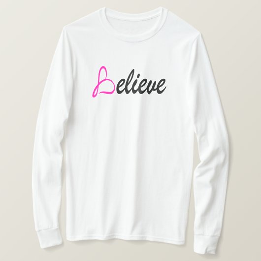 信じ癒ユニセックスしT型 Tシャツ (デザイン正面)