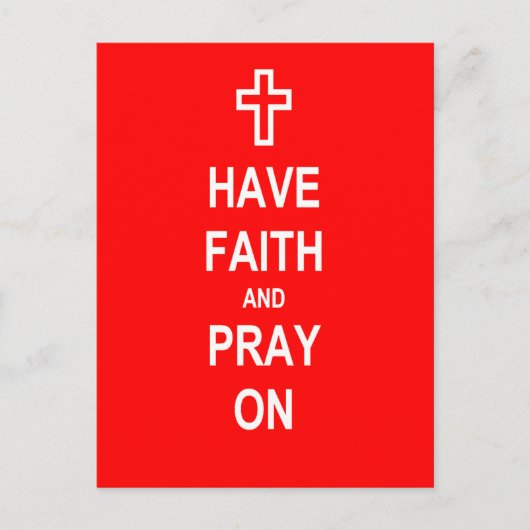 信じ祈る ポストカード (正面)