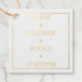 信じ祝タイポグラフィ フェイバータグ (正面)