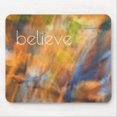 信じ紅葉抽象芸術撮影 マウスパッド (正面)