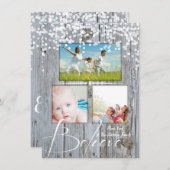 信じ素朴木の輝きがクリスマス シーズンカード (正面/裏面)