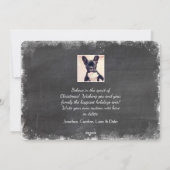 信じ素朴Christmas Snow Holiday Photo シーズンカード (裏面)