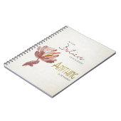 信じ自分で、信じられない錆びフローラ ノートブック (左側)