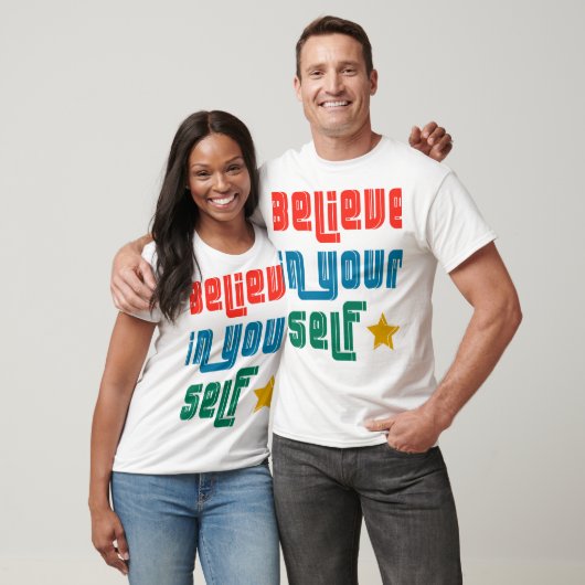 信じ自分で Tシャツ (ユニセックス)