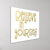 信じ自身で高級フォイルプリント 箔ポスター (レイダウン)