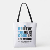 信じ良い | 良いだカスタム トートバッグ (裏面)